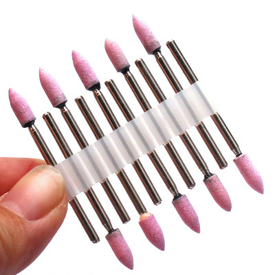 10kom Setovi svrdla za nokte Rezači plamena Pedikura Električne bušilice za manikuru Turpije Alati za uklanjanje kutikule Dodaci