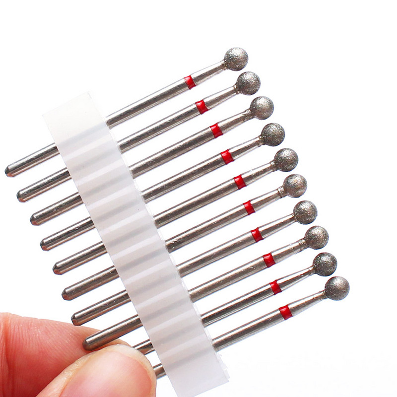 10kom Setovi svrdla za nokte Rezači plamena Pedikura Električne bušilice za manikuru Turpije Alati za uklanjanje kutikule Dodaci