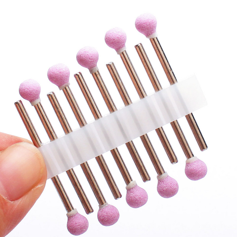 10kom Setovi svrdla za nokte Rezači plamena Pedikura Električne bušilice za manikuru Turpije Alati za uklanjanje kutikule Dodaci