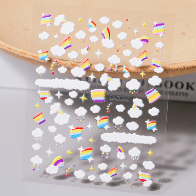 1gab 5D reljefi ziedu nagu uzlīmes Lācis Trusis Ģeometriskās līnijas Ziedu slīdņi Pašlīmējošās tulpes Margrietiņas nagu uzlīmes Aptinumi