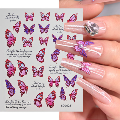 1gab 5D reljefi ziedu nagu uzlīmes Lācis Trusis Ģeometriskās līnijas Ziedu slīdņi Pašlīmējošās tulpes Margrietiņas nagu uzlīmes Aptinumi