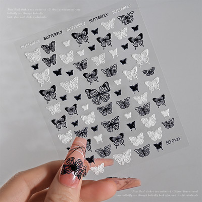 1gab 5D reljefi ziedu nagu uzlīmes Lācis Trusis Ģeometriskās līnijas Ziedu slīdņi Pašlīmējošās tulpes Margrietiņas nagu uzlīmes Aptinumi