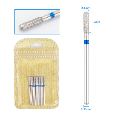 Dmoley 10gb dimanta frēzes nagu urbjmašīnu komplekts manikīra piederumu pedikīram elektrisko mašīnu nagu uzgaļu urbšanas instrumenti