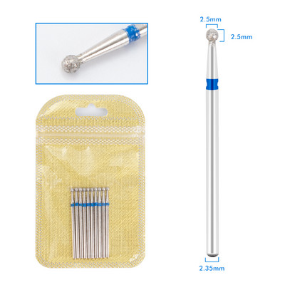 Dmoley 10gb dimanta frēzes nagu urbjmašīnu komplekts manikīra piederumu pedikīram elektrisko mašīnu nagu uzgaļu urbšanas instrumenti