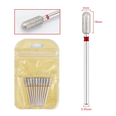 Dmoley 10gb dimanta frēzes nagu urbjmašīnu komplekts manikīra piederumu pedikīram elektrisko mašīnu nagu uzgaļu urbšanas instrumenti