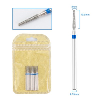 Dmoley 10gb dimanta frēzes nagu urbjmašīnu komplekts manikīra piederumu pedikīram elektrisko mašīnu nagu uzgaļu urbšanas instrumenti