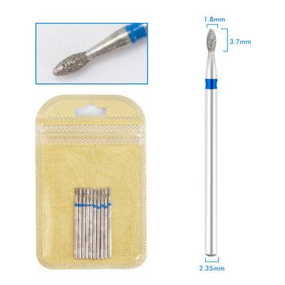 Dmoley 10gb dimanta frēzes nagu urbjmašīnu komplekts manikīra piederumu pedikīram elektrisko mašīnu nagu uzgaļu urbšanas instrumenti