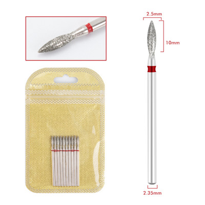 Dmoley 10gb dimanta frēzes nagu urbjmašīnu komplekts manikīra piederumu pedikīram elektrisko mašīnu nagu uzgaļu urbšanas instrumenti