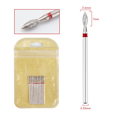 Dmoley 10gb dimanta frēzes nagu urbjmašīnu komplekts manikīra piederumu pedikīram elektrisko mašīnu nagu uzgaļu urbšanas instrumenti