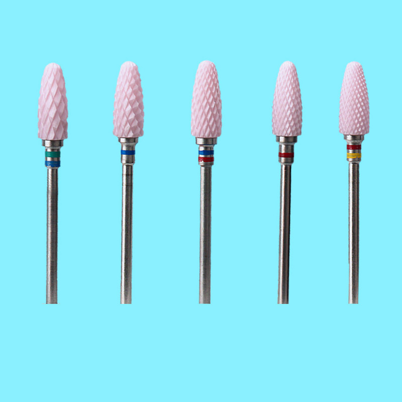 1gab. frēzes nagu urbjmašīnas manikīram Keramikas elektriskās urbšanas mašīnas piederumi pulēšanas vīles nagu mākslas instrumenti