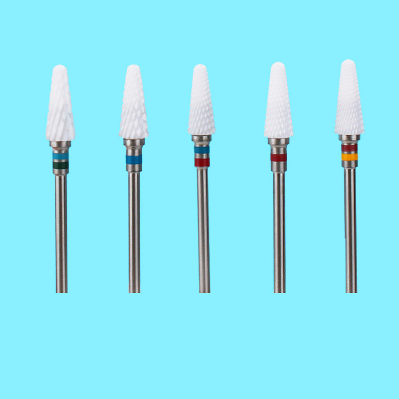 1gab. frēzes nagu urbjmašīnas manikīram Keramikas elektriskās urbšanas mašīnas piederumi pulēšanas vīles nagu mākslas instrumenti