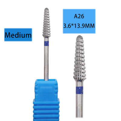 1kom 60 vrsta svrdla od volfram karbida Električna glodala za nokte Rezač za stroj za manikuru Turpije za nokte Pribor