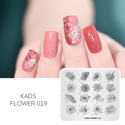 Nail Art Stamping Ploča Leptir Cvjetni Dizajn Nail Stamp Predložak za Stamping Polish DIY Ploča sa šablonom za ukrašavanje slike