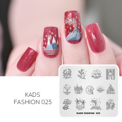 Nail Art Stamping Ploča Leptir Cvjetni Dizajn Nail Stamp Predložak za Stamping Polish DIY Ploča sa šablonom za ukrašavanje slike