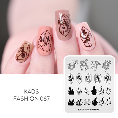 Nail Art Stamping Ploča Leptir Cvjetni Dizajn Nail Stamp Predložak za Stamping Polish DIY Ploča sa šablonom za ukrašavanje slike