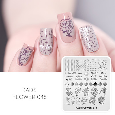 Nail Art Stamping Ploča Leptir Cvjetni Dizajn Nail Stamp Predložak za Stamping Polish DIY Ploča sa šablonom za ukrašavanje slike