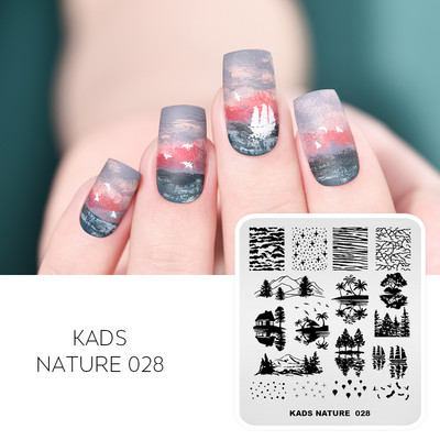 Nail Art Stamping Ploča Leptir Cvjetni Dizajn Nail Stamp Predložak za Stamping Polish DIY Ploča sa šablonom za ukrašavanje slike