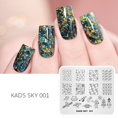 Nail Art Stamping Ploča Leptir Cvjetni Dizajn Nail Stamp Predložak za Stamping Polish DIY Ploča sa šablonom za ukrašavanje slike