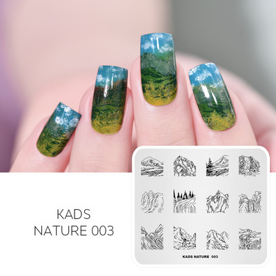 Nail Art Stamping Ploča Leptir Cvjetni Dizajn Nail Stamp Predložak za Stamping Polish DIY Ploča sa šablonom za ukrašavanje slike