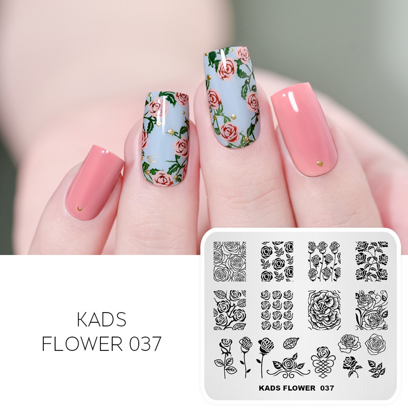 Nail Art Stamping Ploča Leptir Cvjetni Dizajn Nail Stamp Predložak za Stamping Polish DIY Ploča sa šablonom za ukrašavanje slike