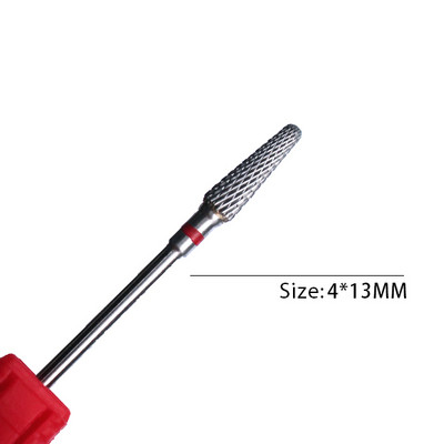 Pro keramikas karbīda volframa nagu urbjmašīnas frēzēšana griezējam Konusveida formas taisnas griešanas urbis akrila nagu želejai