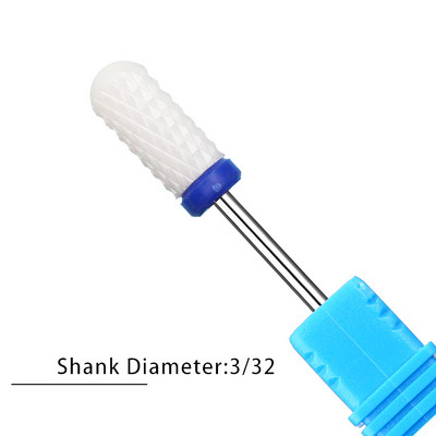 Pro keramikas karbīda volframa nagu urbjmašīnas frēzēšana griezējam Konusveida formas taisnas griešanas urbis akrila nagu želejai