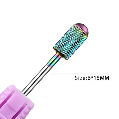 Pro keramikas karbīda volframa nagu urbjmašīnas frēzēšana griezējam Konusveida formas taisnas griešanas urbis akrila nagu želejai