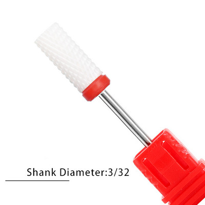 Pro keramikas karbīda volframa nagu urbjmašīnas frēzēšana griezējam Konusveida formas taisnas griešanas urbis akrila nagu želejai