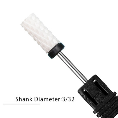 Pro keramikas karbīda volframa nagu urbjmašīnas frēzēšana griezējam Konusveida formas taisnas griešanas urbis akrila nagu želejai