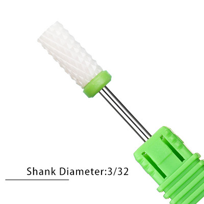 Pro keramikas karbīda volframa nagu urbjmašīnas frēzēšana griezējam Konusveida formas taisnas griešanas urbis akrila nagu želejai