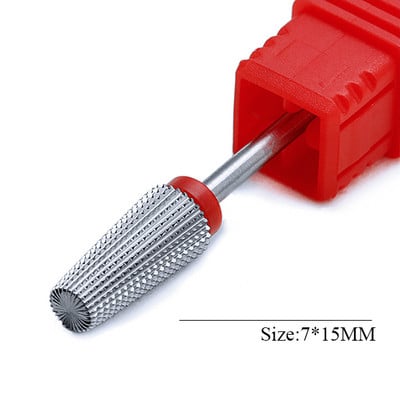 Pro keramikas karbīda volframa nagu urbjmašīnas frēzēšana griezējam Konusveida formas taisnas griešanas urbis akrila nagu želejai