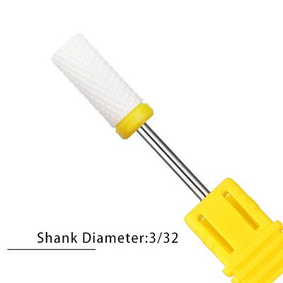 Pro keramikas karbīda volframa nagu urbjmašīnas frēzēšana griezējam Konusveida formas taisnas griešanas urbis akrila nagu želejai