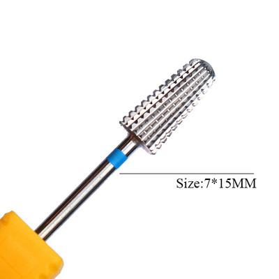 Pro keramikas karbīda volframa nagu urbjmašīnas frēzēšana griezējam Konusveida formas taisnas griešanas urbis akrila nagu želejai