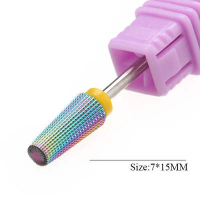 Pro keramikas karbīda volframa nagu urbjmašīnas frēzēšana griezējam Konusveida formas taisnas griešanas urbis akrila nagu želejai