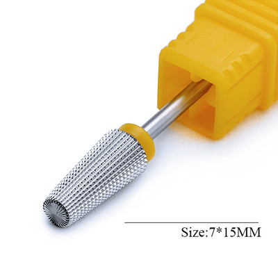 Pro keramikas karbīda volframa nagu urbjmašīnas frēzēšana griezējam Konusveida formas taisnas griešanas urbis akrila nagu želejai