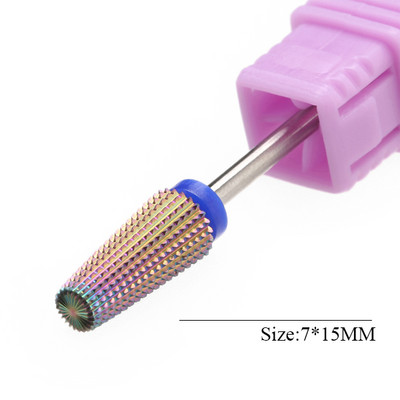 Pro keramikas karbīda volframa nagu urbjmašīnas frēzēšana griezējam Konusveida formas taisnas griešanas urbis akrila nagu želejai