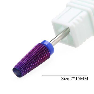 Pro keramikas karbīda volframa nagu urbjmašīnas frēzēšana griezējam Konusveida formas taisnas griešanas urbis akrila nagu želejai