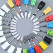 Freză pentru unghii Burghie din ceramică pentru unghii Burghie electrice pentru manichiură Burghie Accesorii pentru mașină Pedichiură Îndepărtați lacul de unghii