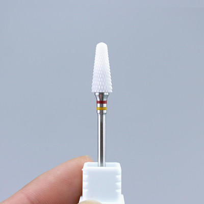 Freză pentru unghii Burghie din ceramică pentru unghii Burghie electrice pentru manichiură Burghie Accesorii pentru mașină Pedichiură Îndepărtați lacul de unghii