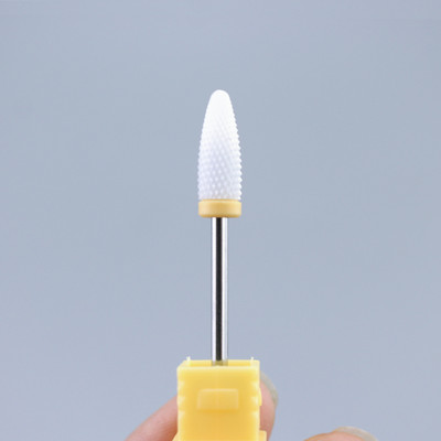 Freză pentru unghii Burghie din ceramică pentru unghii Burghie electrice pentru manichiură Burghie Accesorii pentru mașină Pedichiură Îndepărtați lacul de unghii