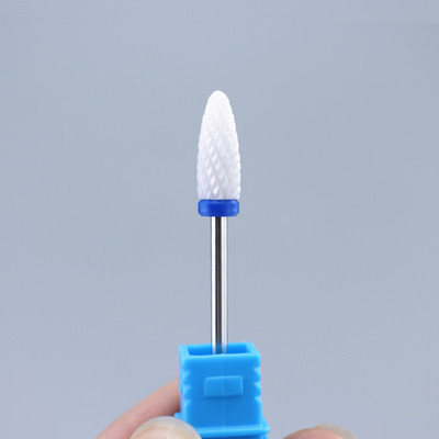 Freză pentru unghii Burghie din ceramică pentru unghii Burghie electrice pentru manichiură Burghie Accesorii pentru mașină Pedichiură Îndepărtați lacul de unghii
