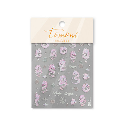 Shining Shell lāzera rozā pūķa uguņošana nagu uzlīmes 3D nagu mākslas dizaina apdares uzlīmes DIY manikīrs jaunākais dizains