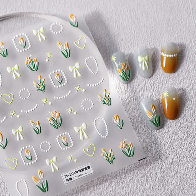 Shining Shell lāzera rozā pūķa uguņošana nagu uzlīmes 3D nagu mākslas dizaina apdares uzlīmes DIY manikīrs jaunākais dizains