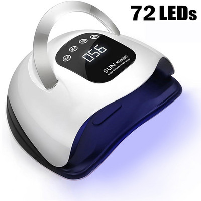 UV LED lampa za nokte 288 W za profesionalne lampe za sušenje noktiju za kućni salon Led sušilica za nokte za gel lak s automatskim senzorom