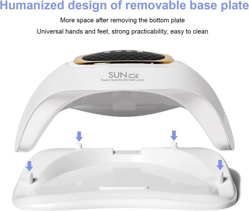 UV LED lampa za nokte 288 W za profesionalne lampe za sušenje noktiju za kućni salon Led sušilica za nokte za gel lak s automatskim senzorom