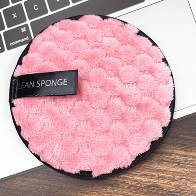 Mikrošķiedras kosmētikas noņemšanas spilventiņi 1 gab Atkārtoti lietojami sejas dvieļi, mazgājami kokvilnas spilventiņi kosmētikas salvetes.