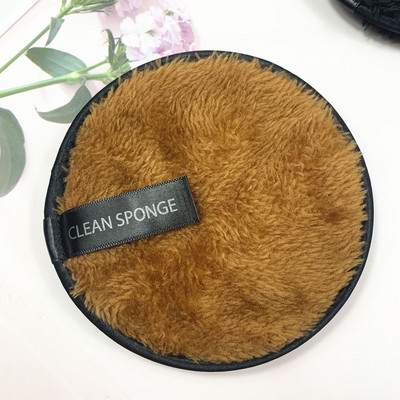 Mikrošķiedras kosmētikas noņemšanas spilventiņi 1 gab Atkārtoti lietojami sejas dvieļi, mazgājami kokvilnas spilventiņi kosmētikas salvetes.