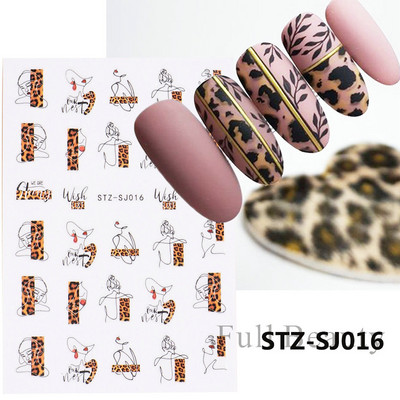 3D melnas čūskas nagu uzlīmes 2023. gada modes tauriņu pūķa dizaina tetovējuma slīdnis ziemas nagu ietīšanas dekorēšanas aksesuāri PPSTZ-X