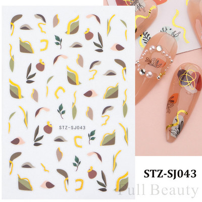 3D melnas čūskas nagu uzlīmes 2023. gada modes tauriņu pūķa dizaina tetovējuma slīdnis ziemas nagu ietīšanas dekorēšanas aksesuāri PPSTZ-X