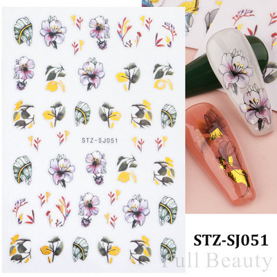 3D melnas čūskas nagu uzlīmes 2023. gada modes tauriņu pūķa dizaina tetovējuma slīdnis ziemas nagu ietīšanas dekorēšanas aksesuāri PPSTZ-X